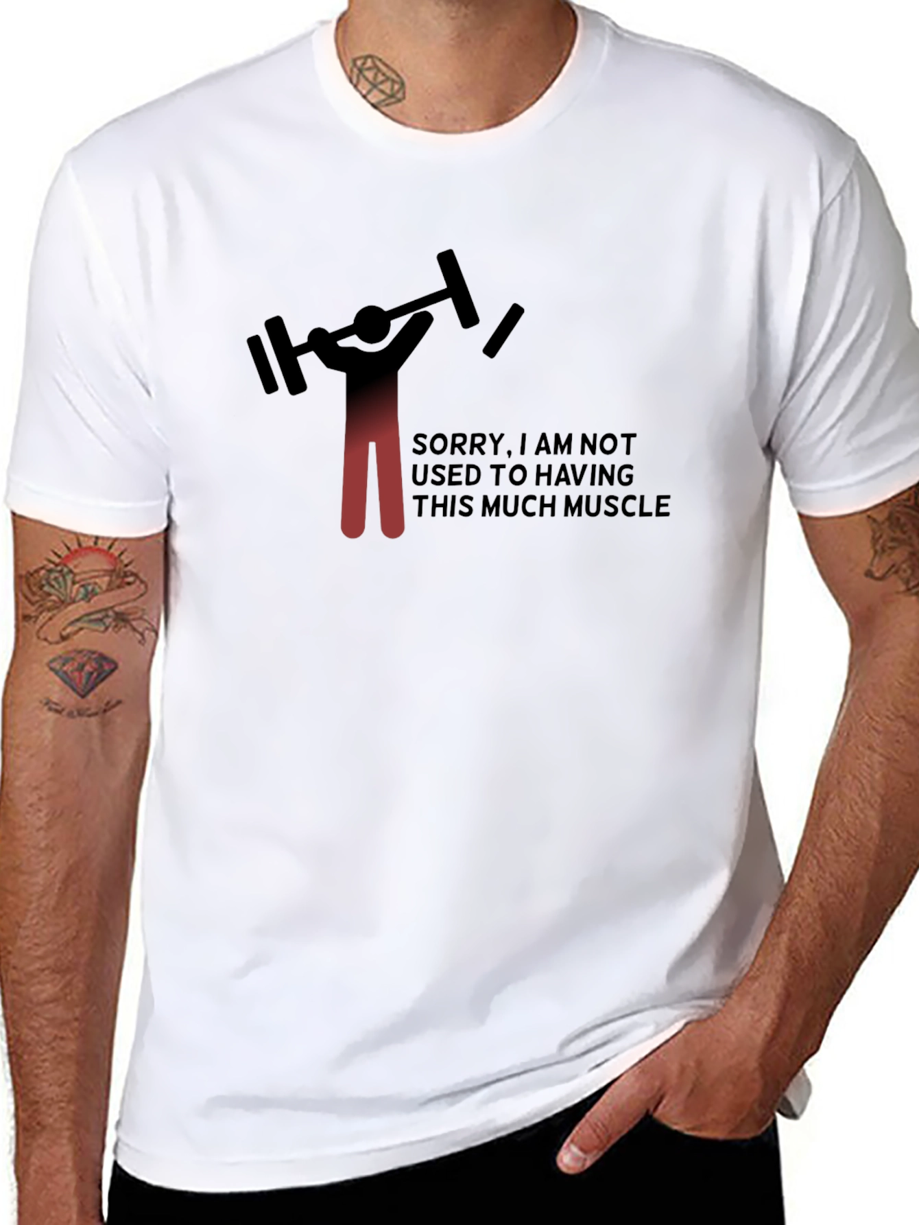 Funny Muscle T-Shirt - Gym Humor Tee