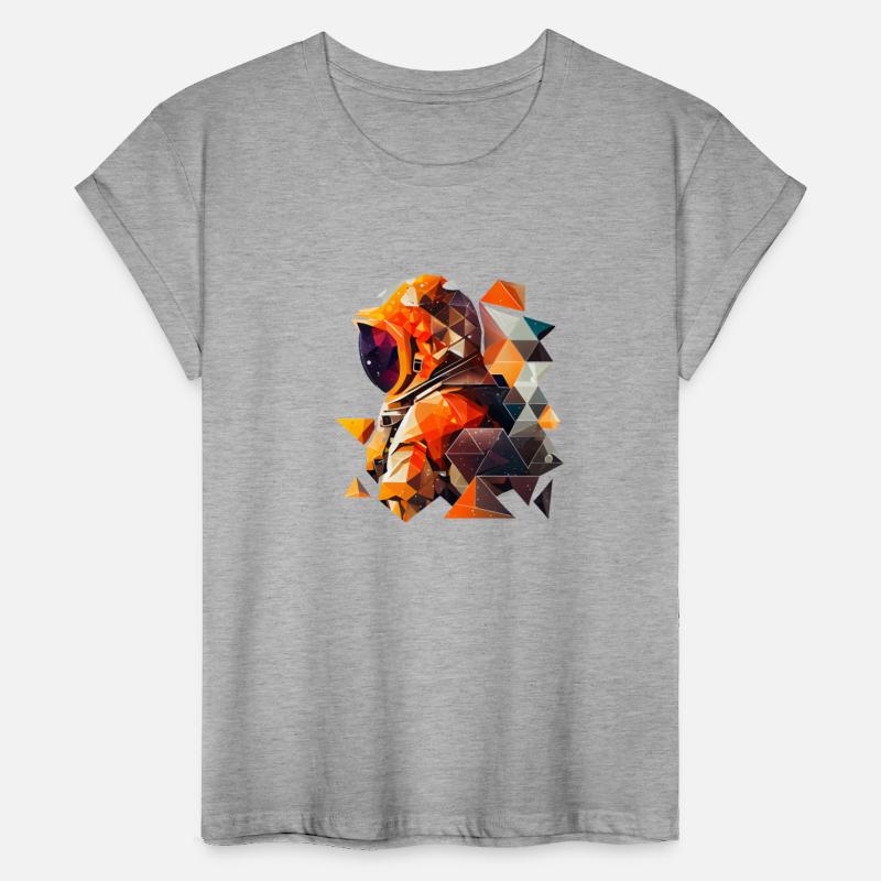 Astronaut in Space Aesthetic Art Wave Planet