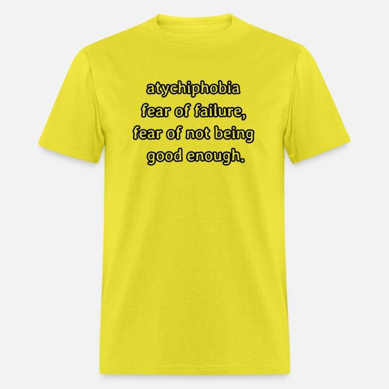 Atychiphobia fear of failure fear of not being