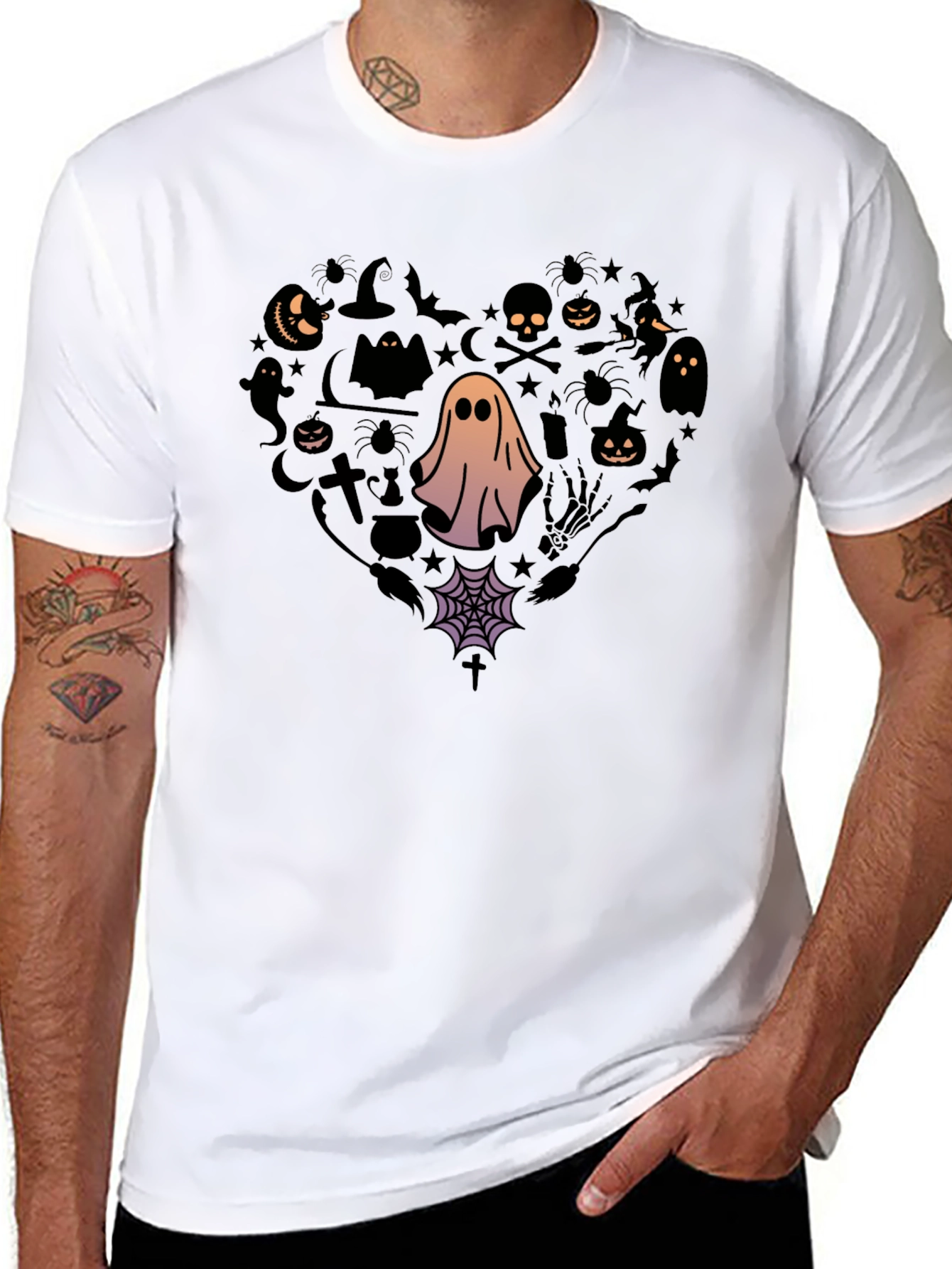 Halloween Heart Graphic Tee