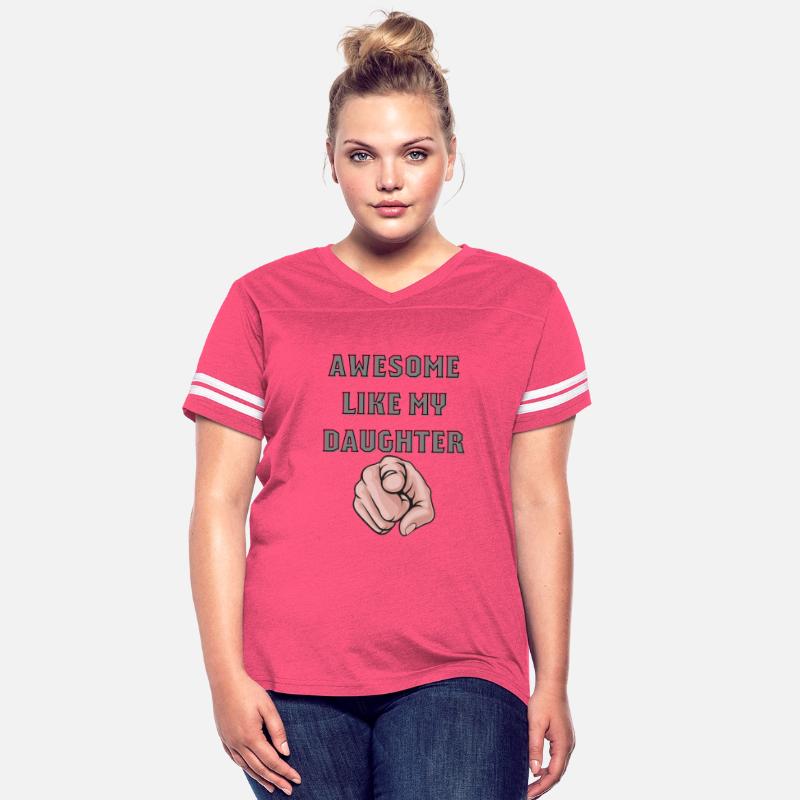 awesome like my daughter.crazy dog shirt unisex