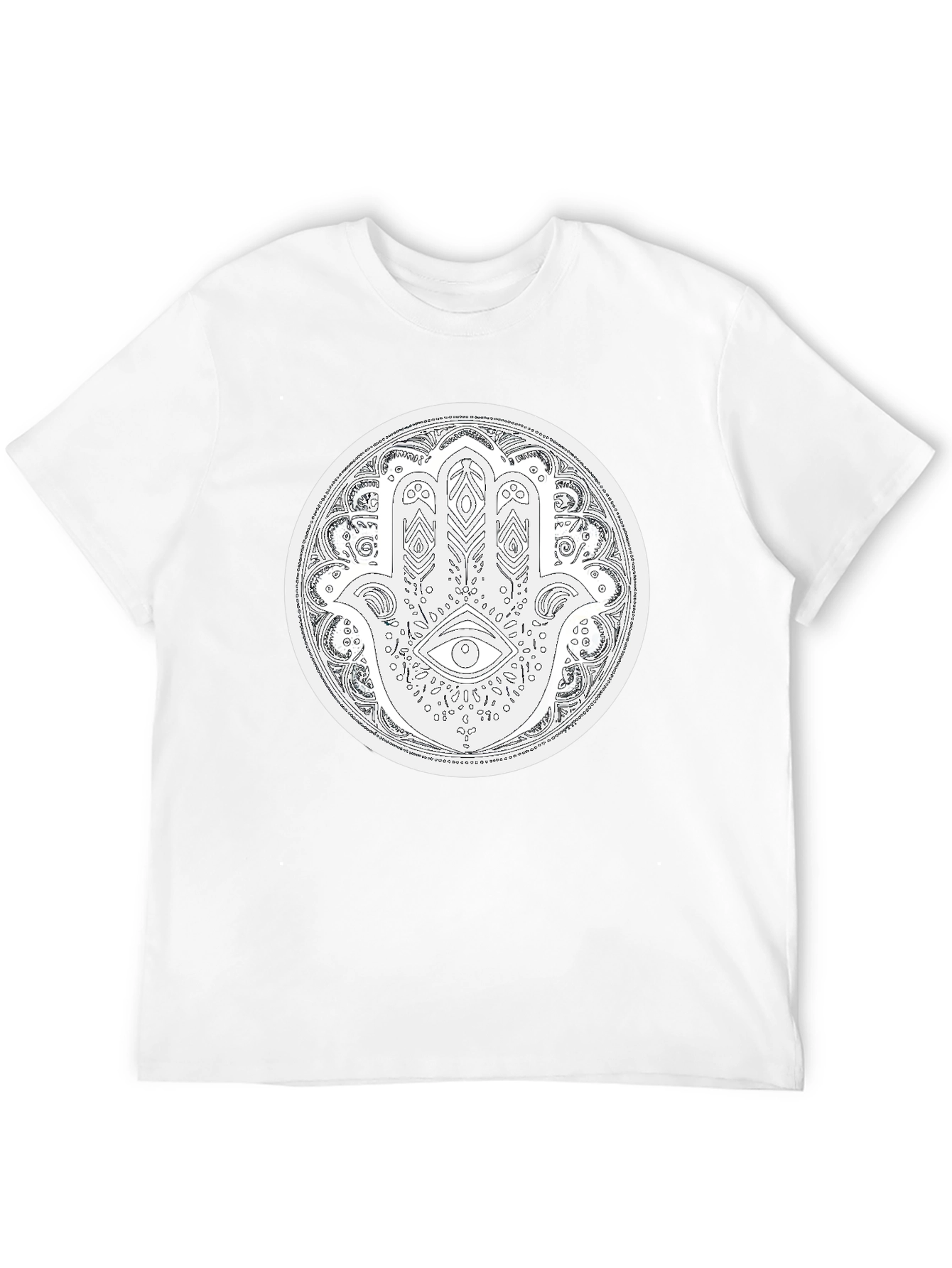 Hamsa Hand Graphic Tee - Spiritual Eye T-Shirt