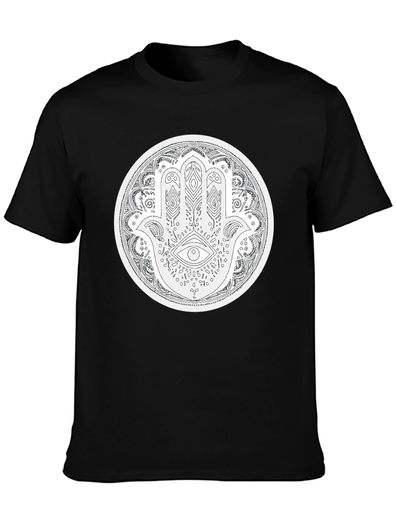 Hamsa Hand Graphic Tee - Spiritual Eye T-Shirt