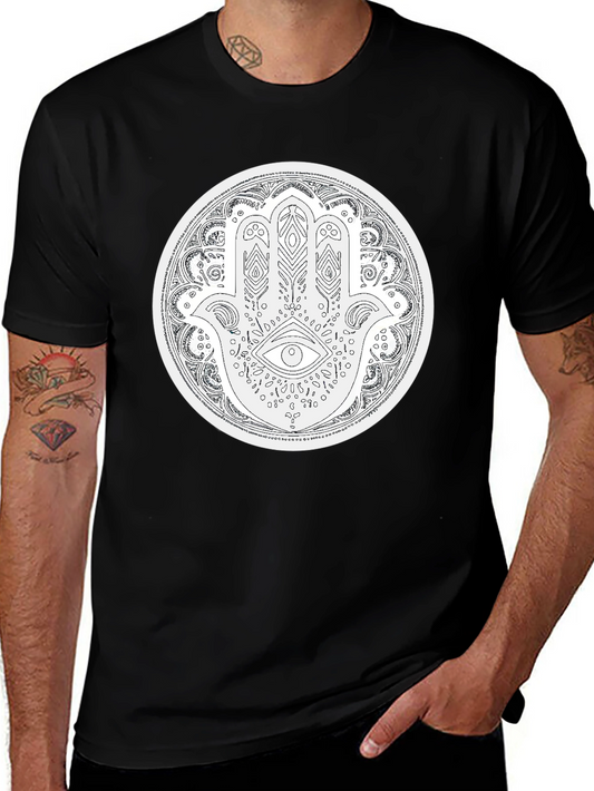 Hamsa Hand Graphic Tee - Spiritual Eye T-Shirt