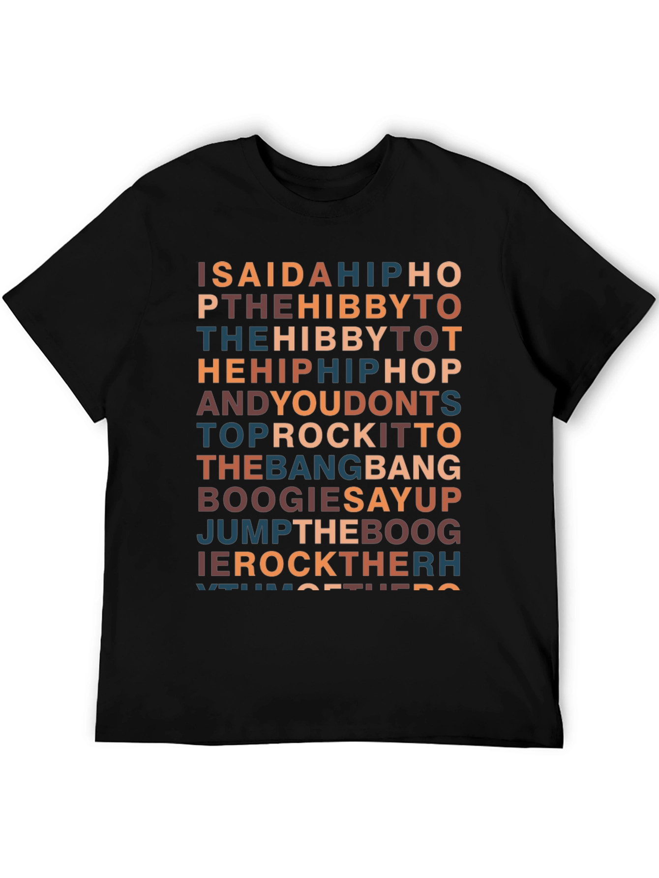 Retro Hip Hop Lyric T-Shirt