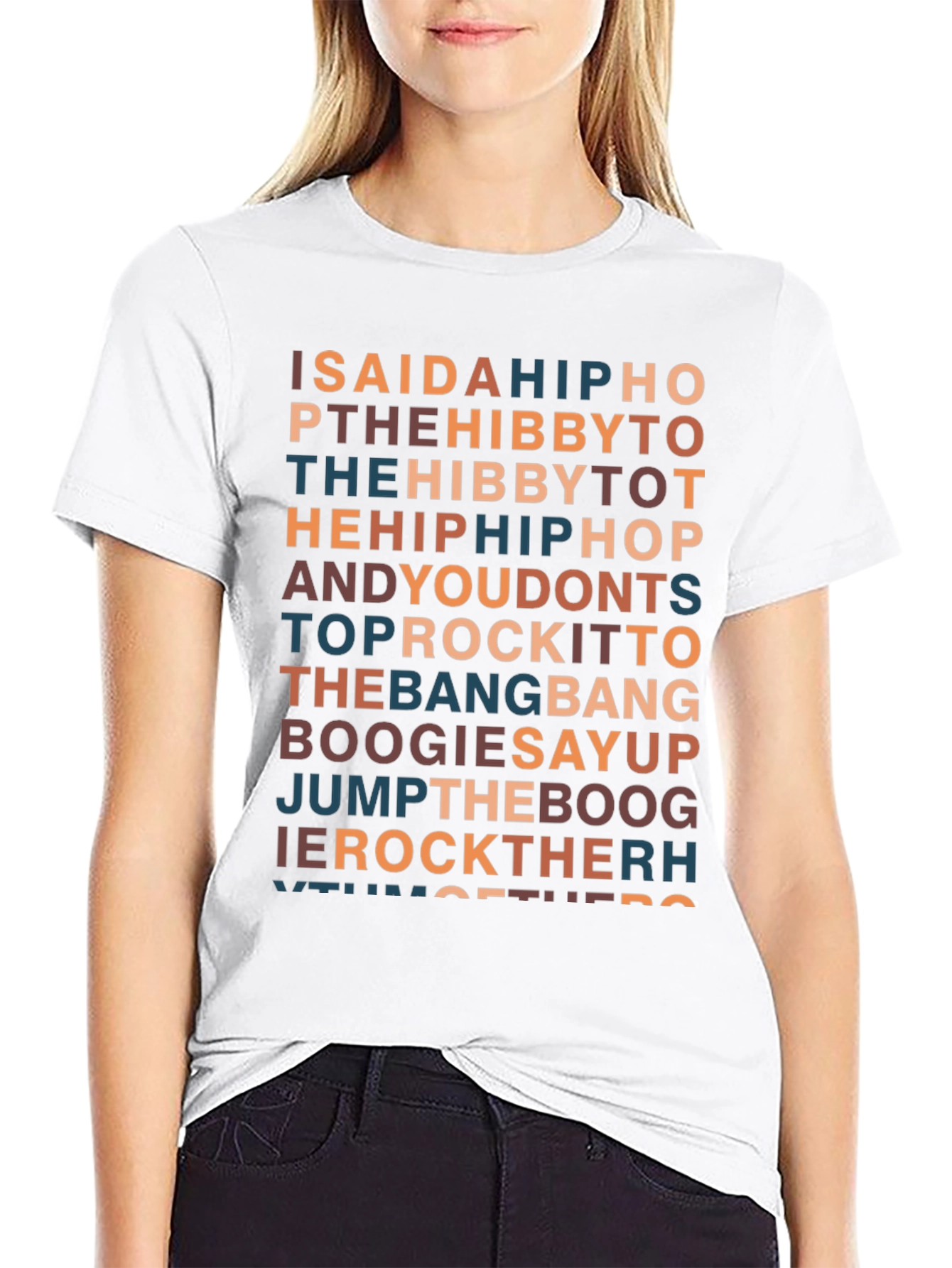 Retro Hip Hop Lyric T-Shirt