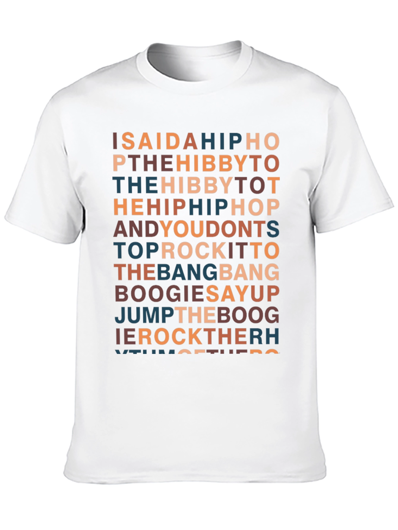 Retro Hip Hop Lyric T-Shirt