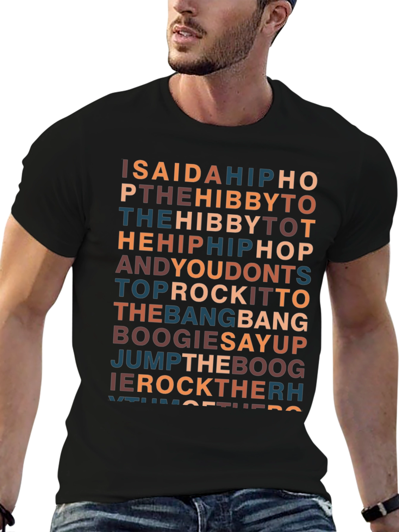Retro Hip Hop Lyric T-Shirt
