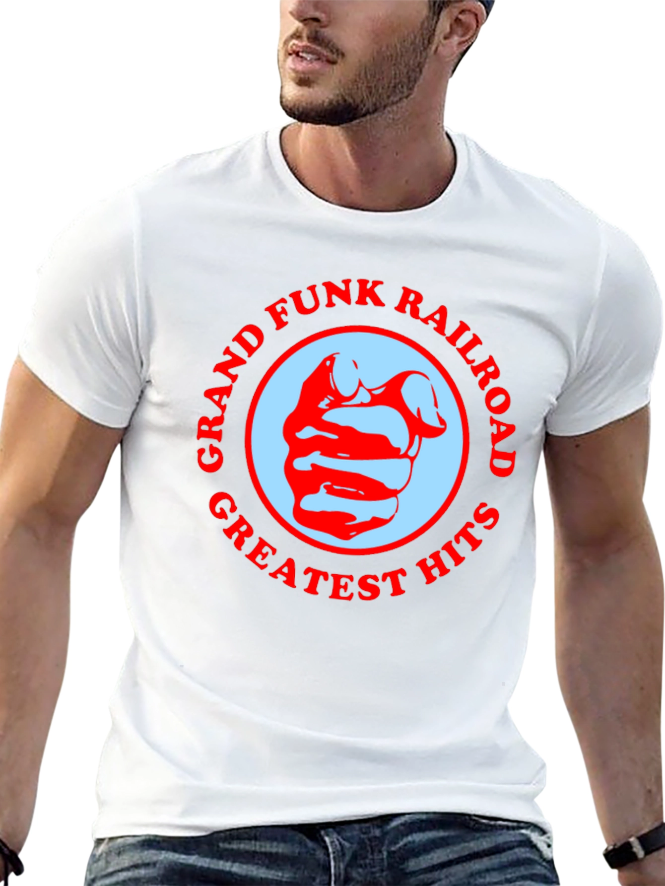 Grand Funk Railroad Greatest Hits Black T-Shirt