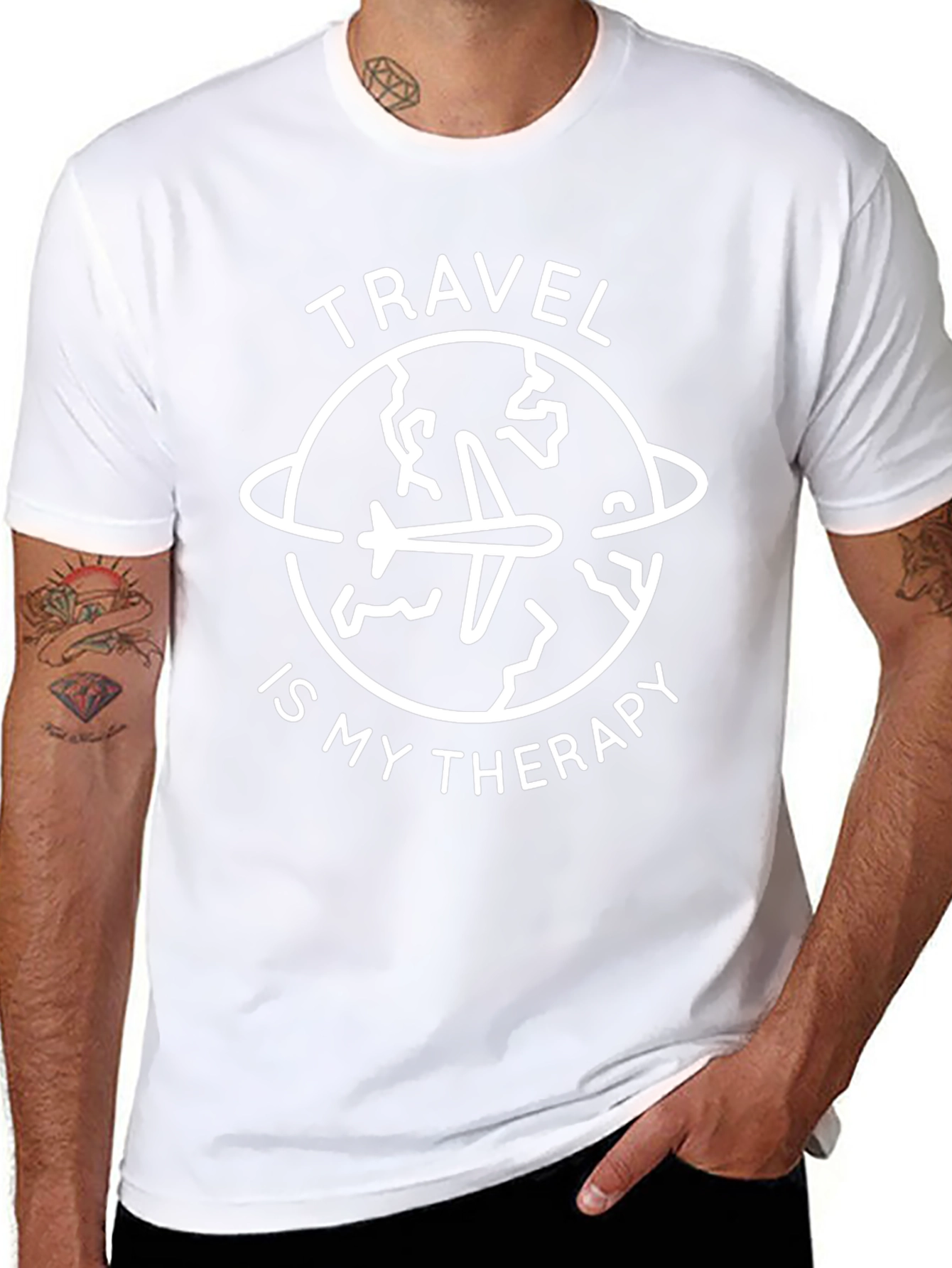 Travel is My Therapy Graphic T-Shirt