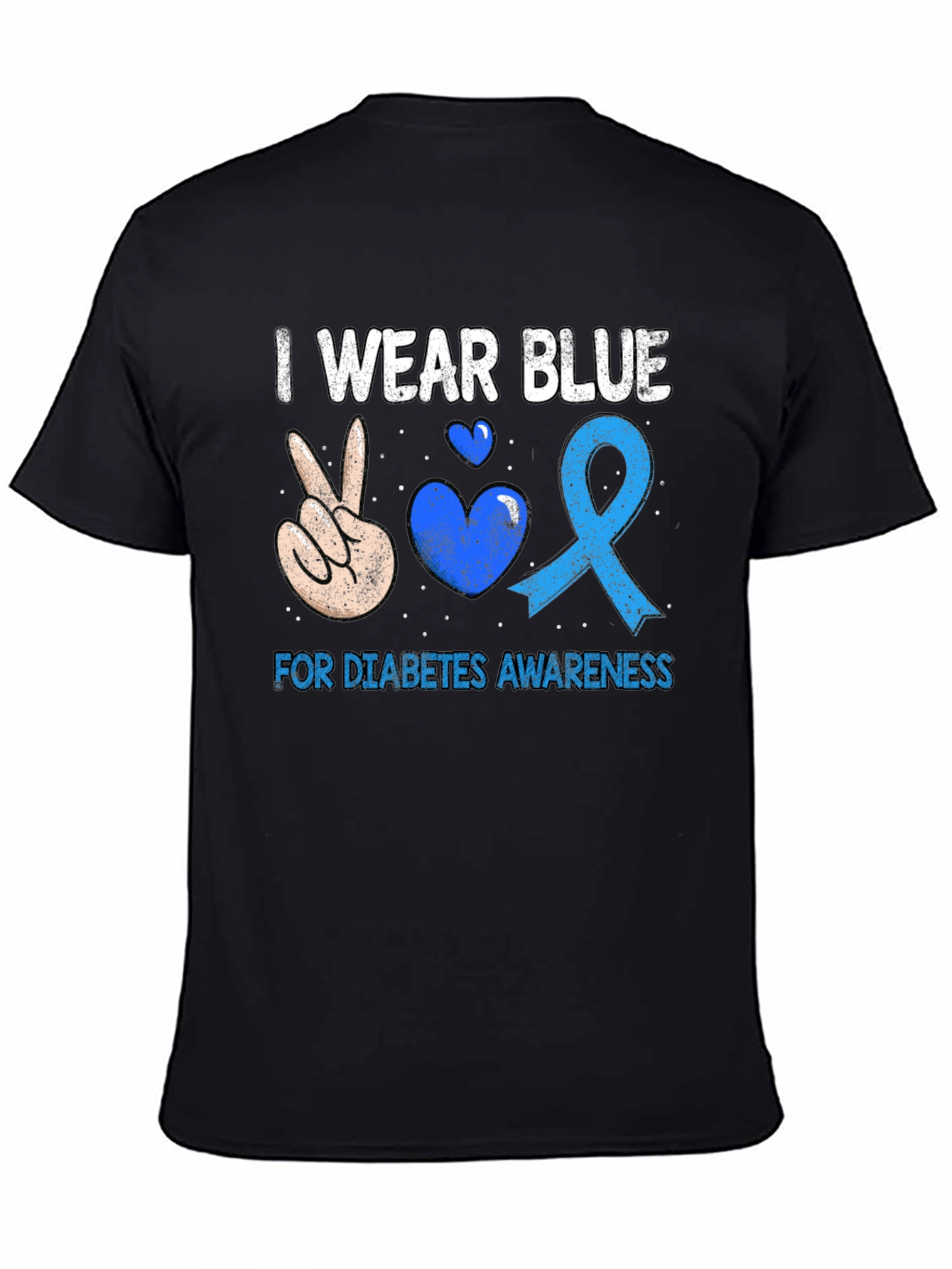 Diabetes Awareness Blue T-Shirt