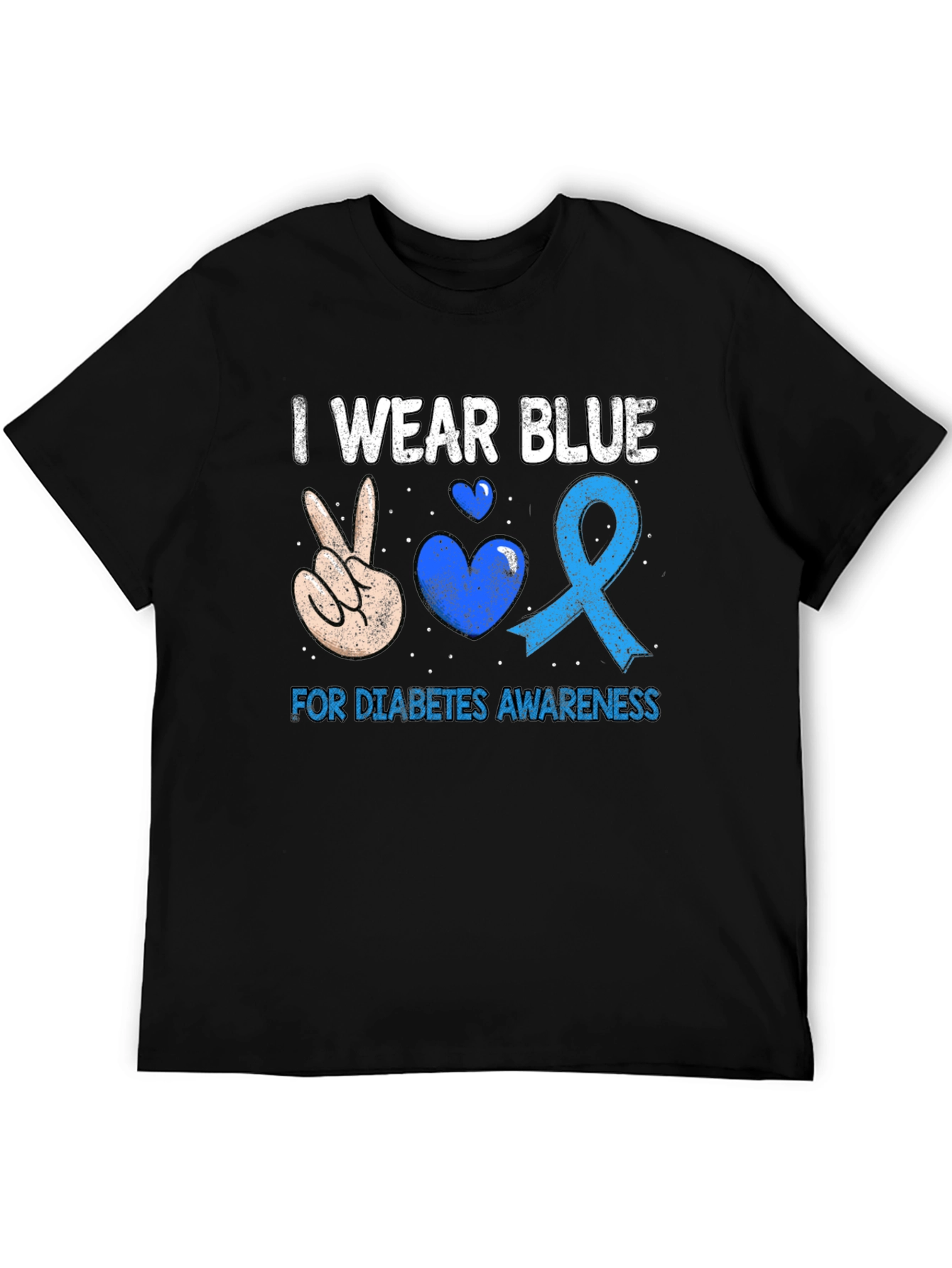 Diabetes Awareness Blue T-Shirt