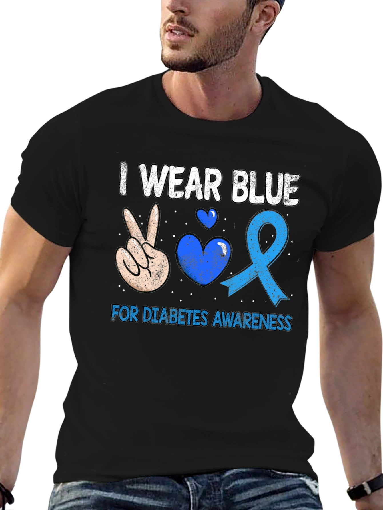 Diabetes Awareness Blue T-Shirt
