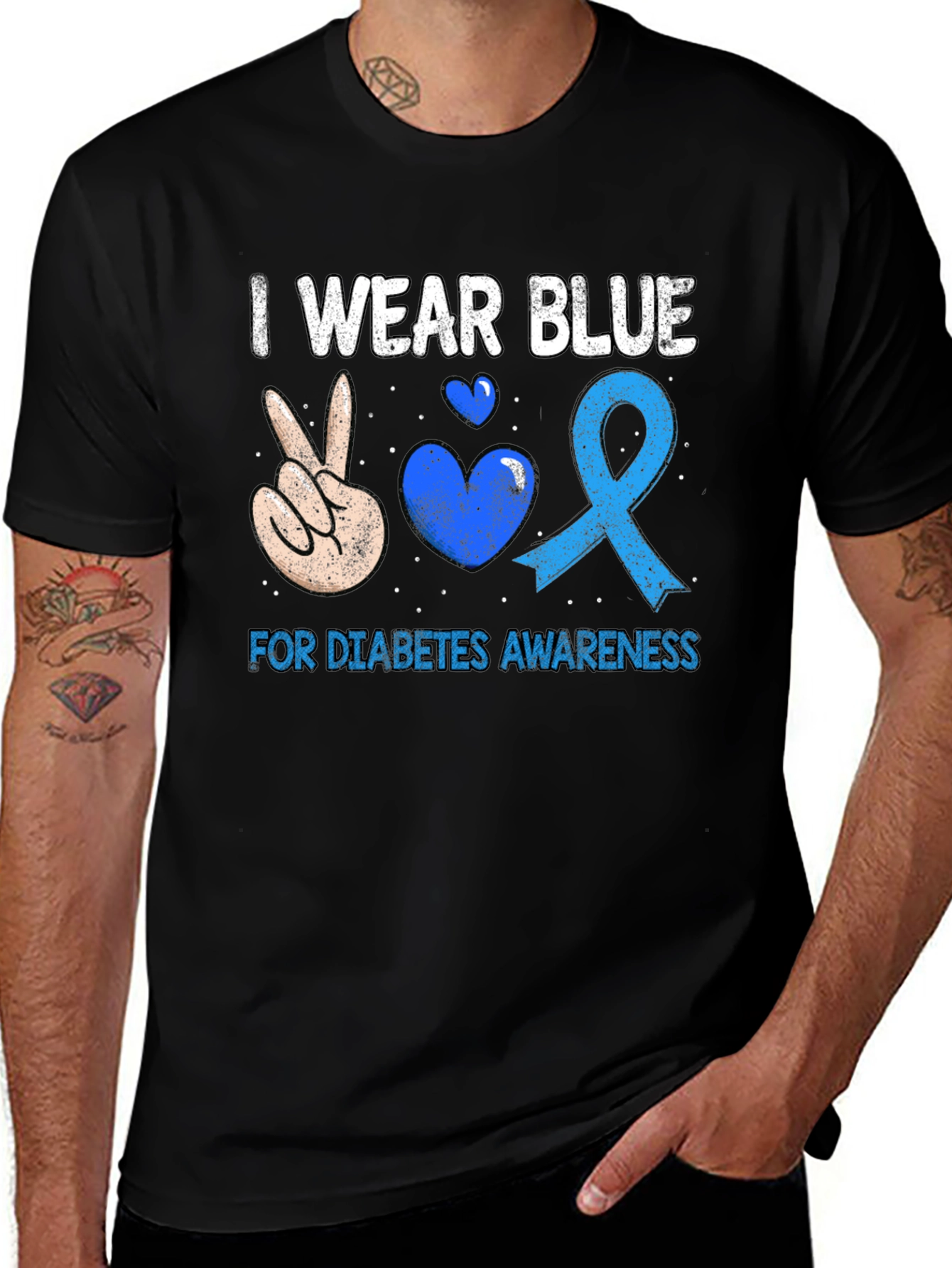 Diabetes Awareness Blue T-Shirt