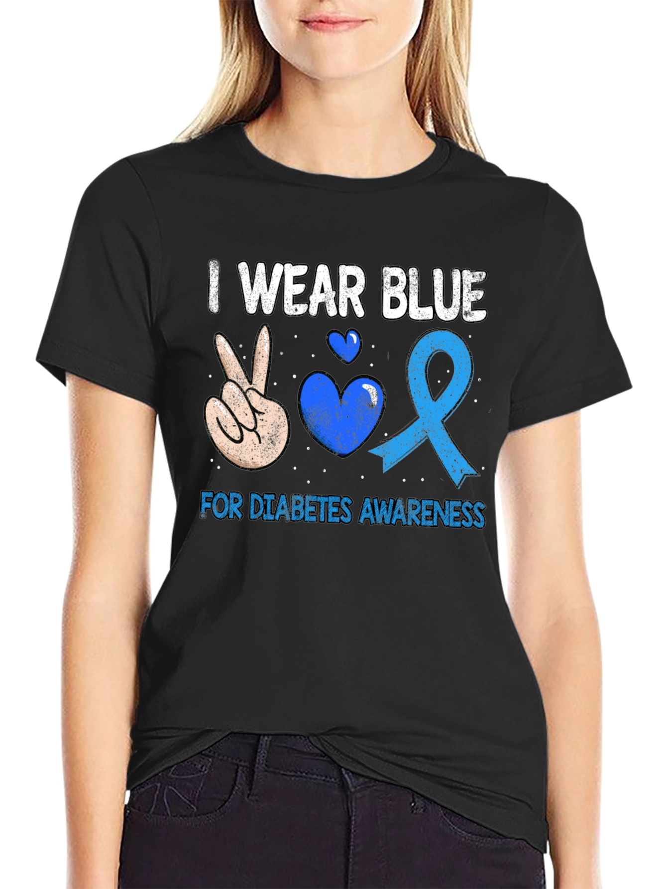 Diabetes Awareness Blue T-Shirt