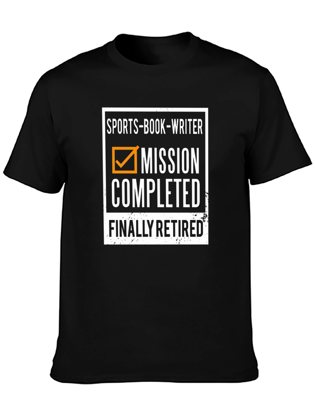 Sports-Book Writer Mission Completed T-Shirt