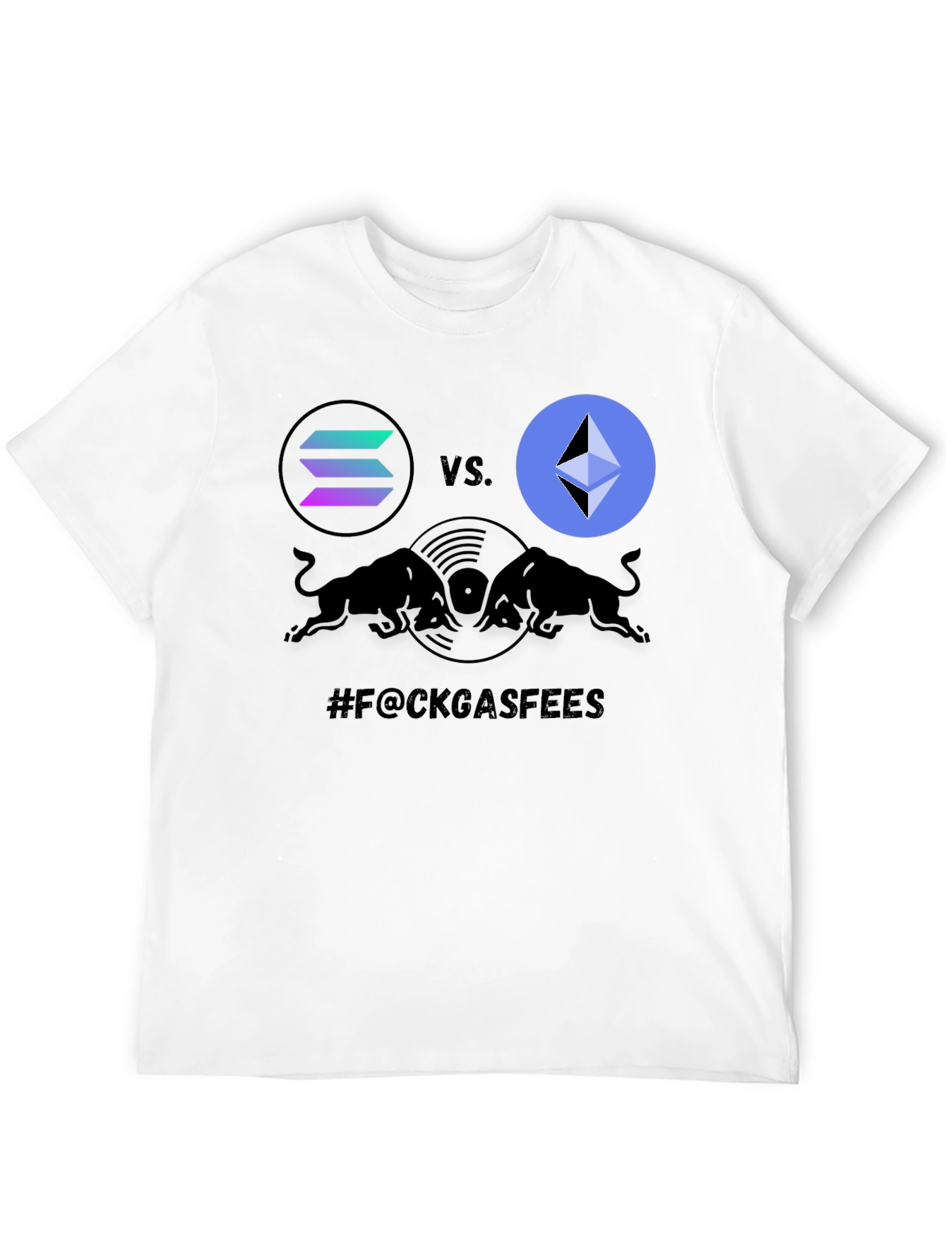 Crypto Battle T-Shirt: Solana vs. Ethereum