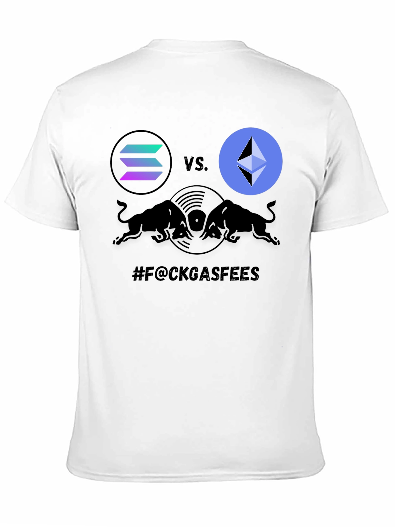 Crypto Battle T-Shirt: Solana vs. Ethereum