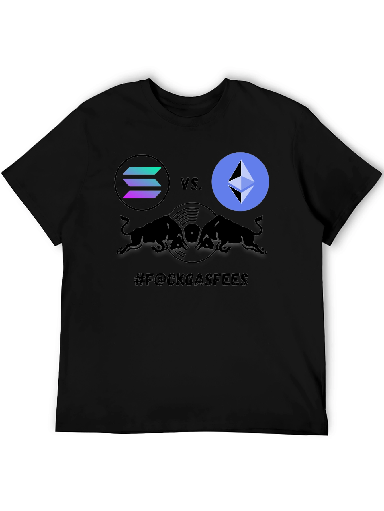 Crypto Battle T-Shirt: Solana vs. Ethereum