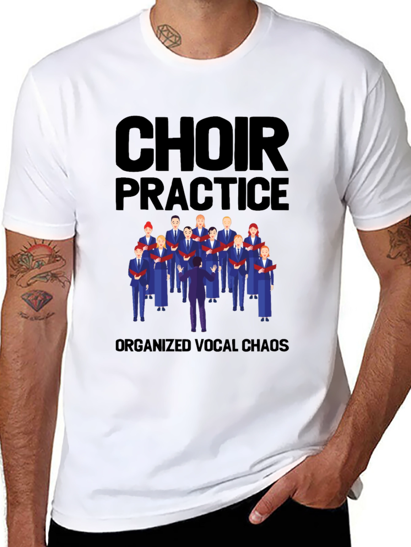 Choir Practice T-Shirt - Organized Vocal Chaos