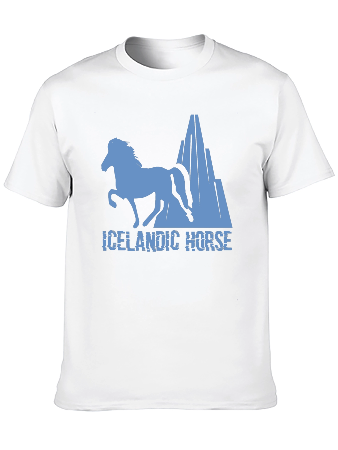 Icelandic Horse Graphic Tee - Black