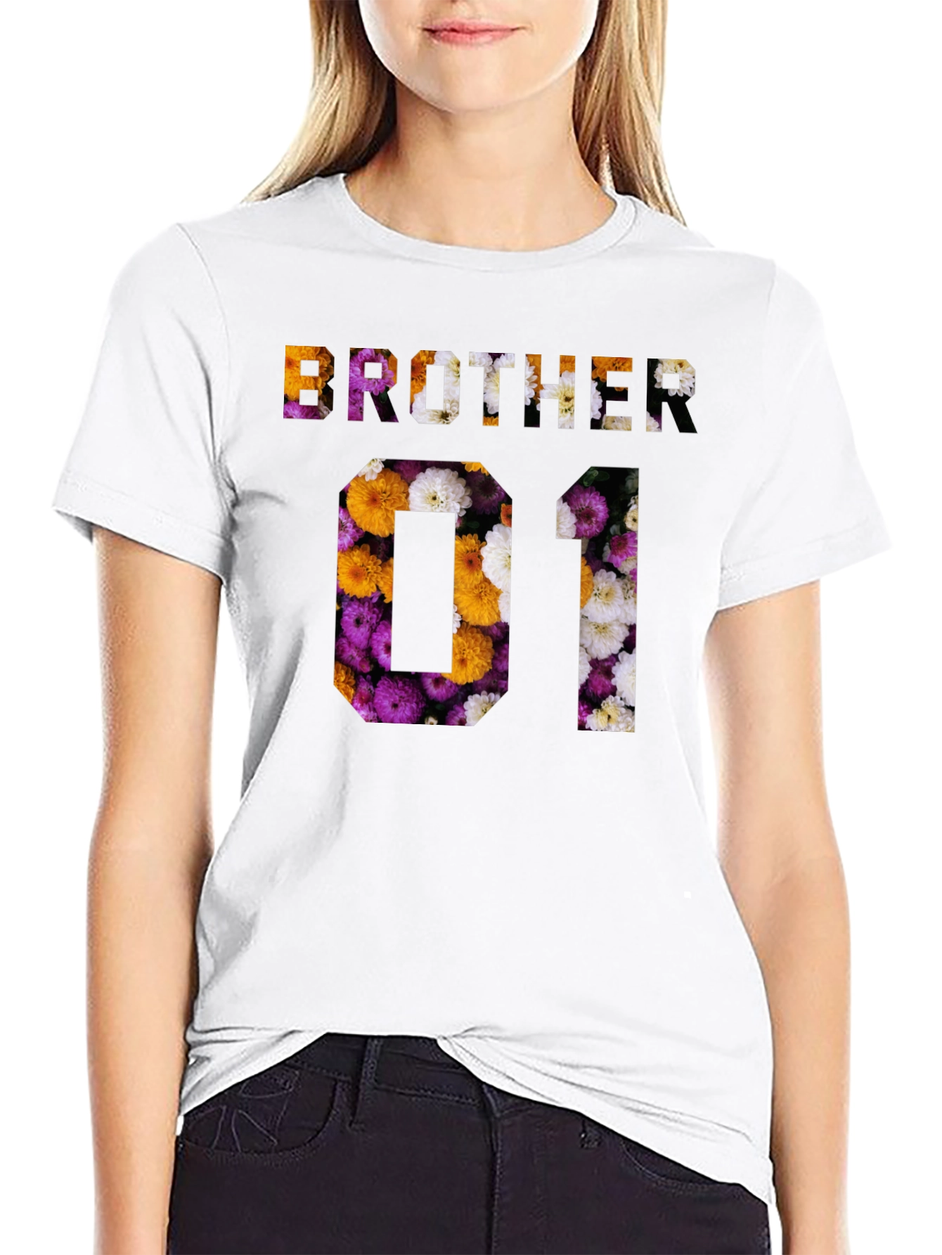 Brother 01 Floral T-Shirt
