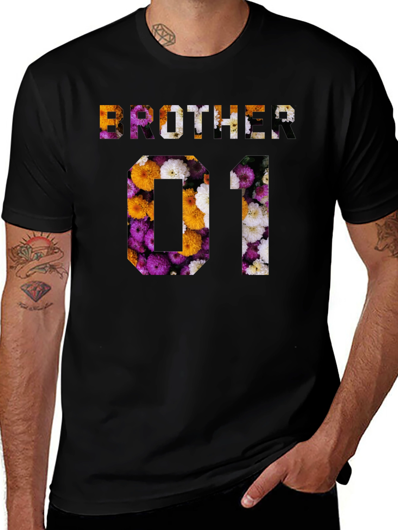Brother 01 Floral T-Shirt
