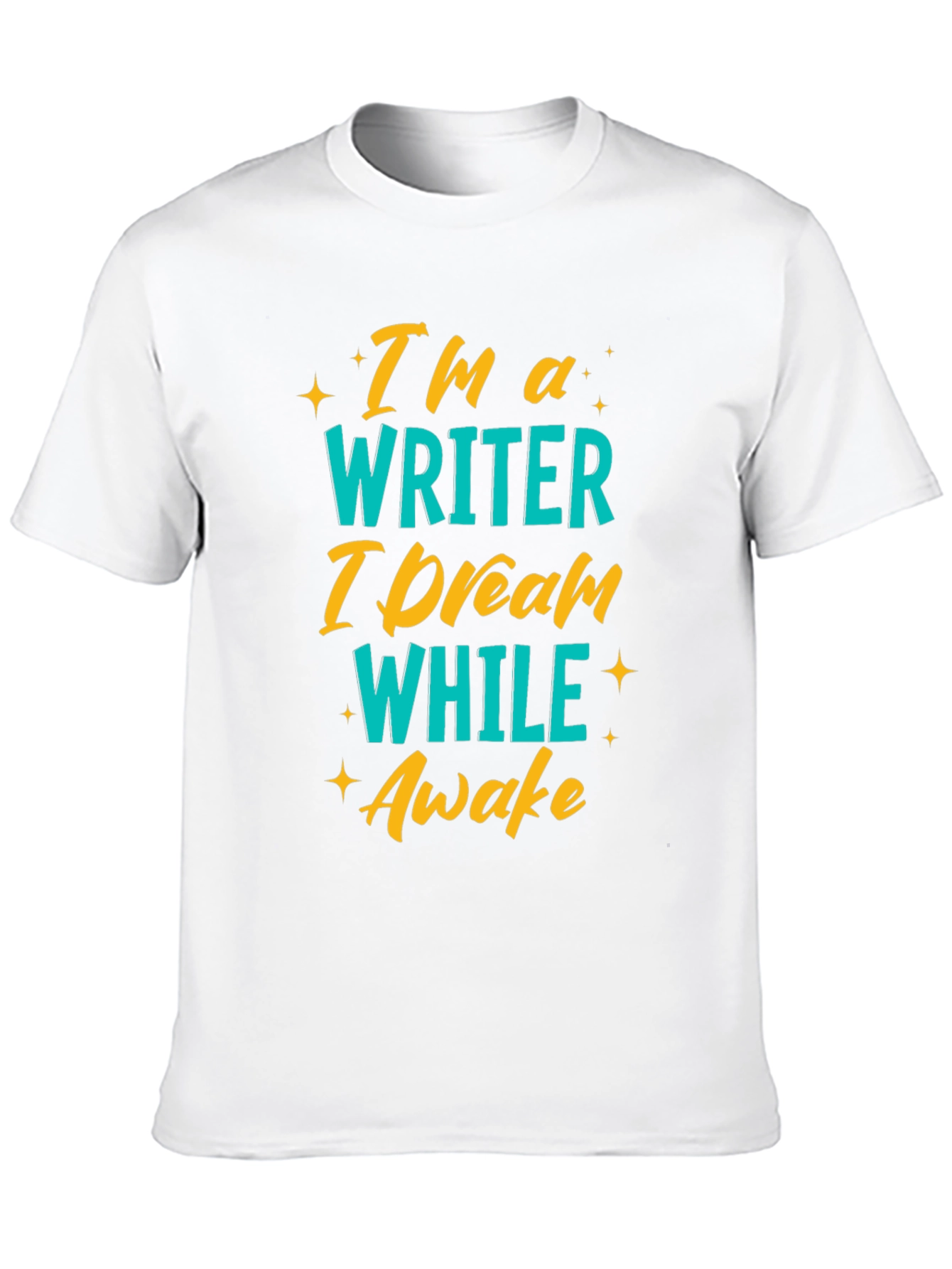Writer Dreamer Graphic Tee - Black Cotton T-Shirt
