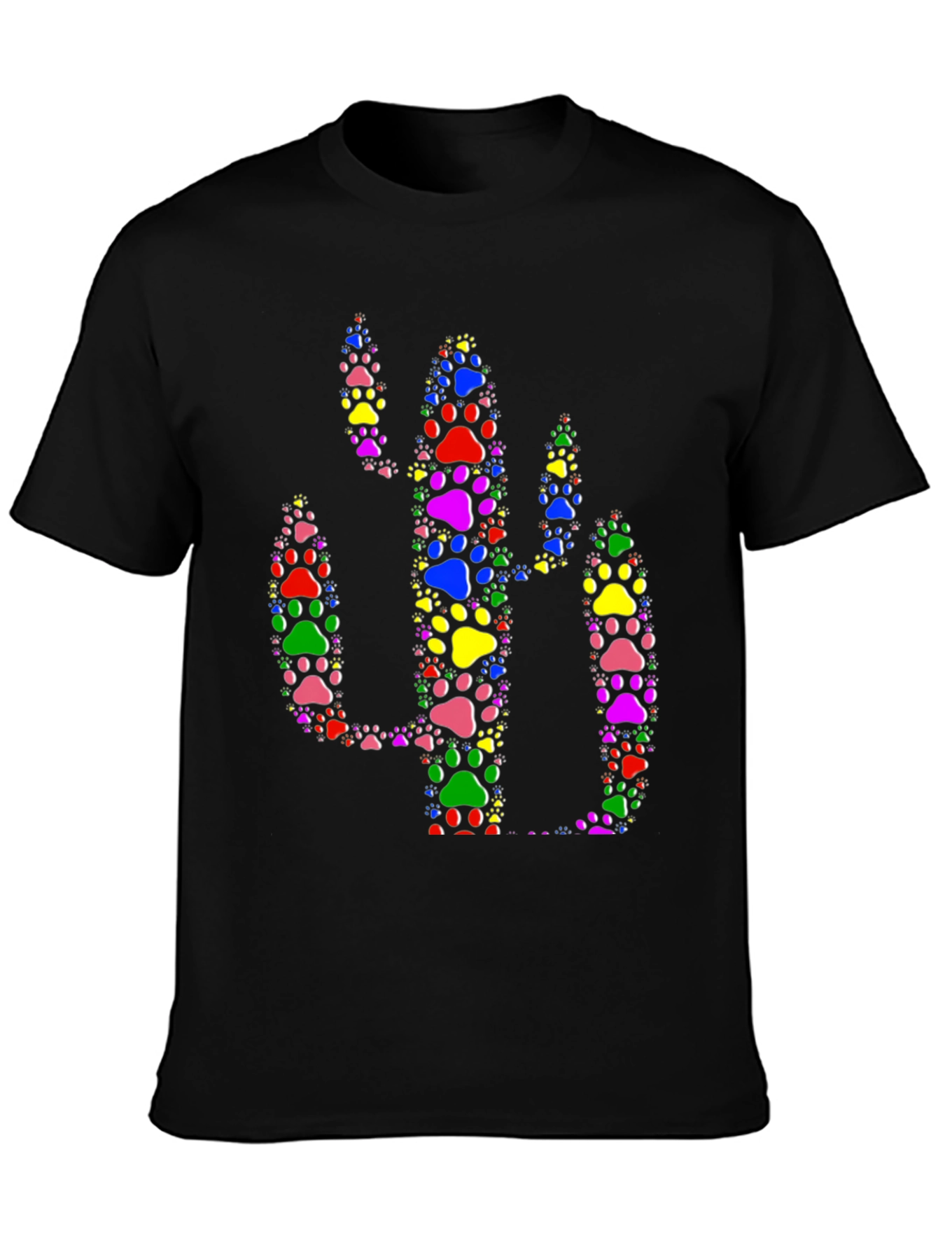 Paw Print Cactus T-Shirt