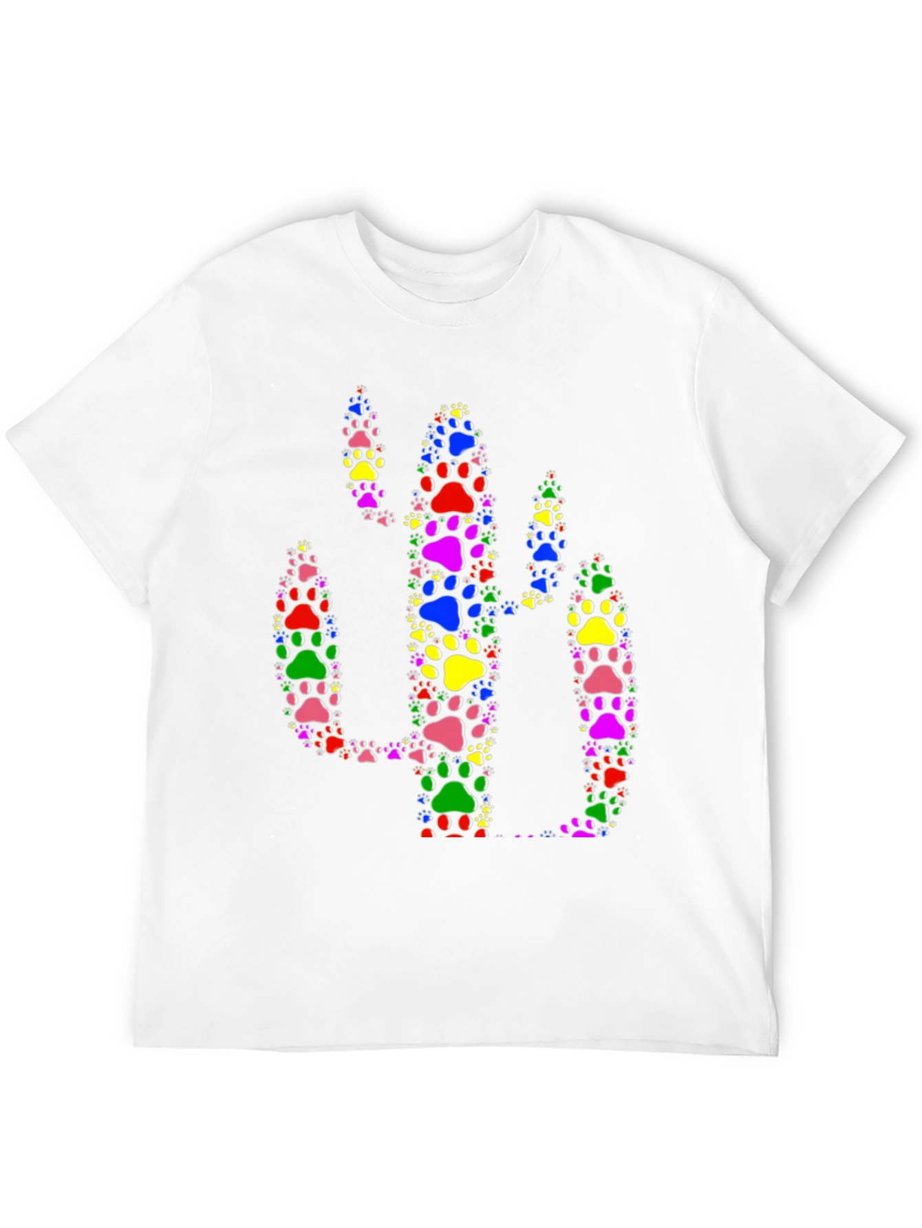 Paw Print Cactus T-Shirt