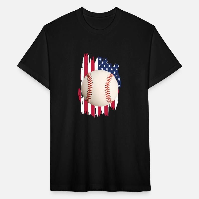 Baseball 4Th Of July American Flag Patriotic Ball