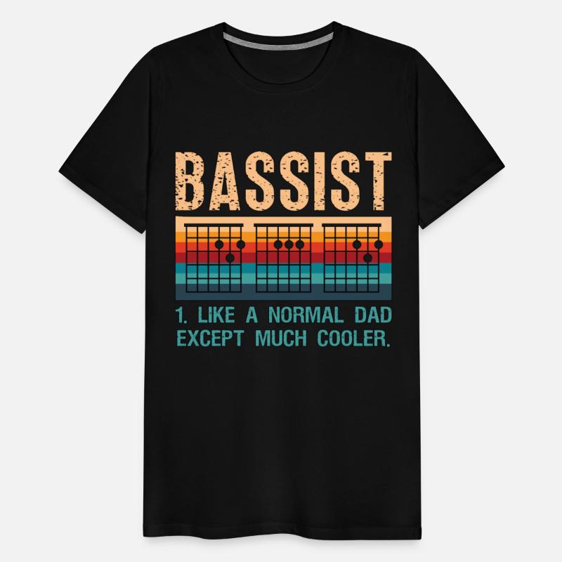 Bass Guitar Bassist Like A Normal Dad Retro Guitar
