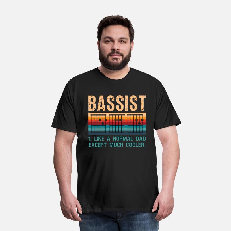 Bass Guitar Bassist Like A Normal Dad Retro Guitar