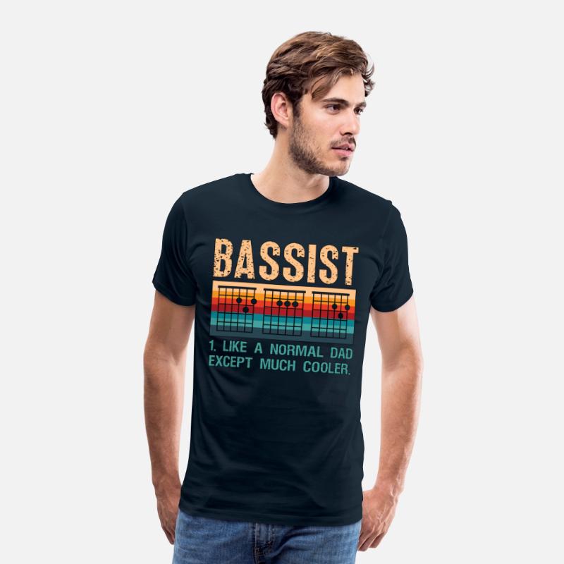 Bass Guitar Bassist Like A Normal Dad Retro Guitar