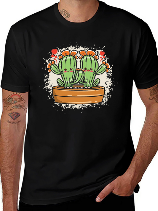 Cute Cactus Couple T-Shirt