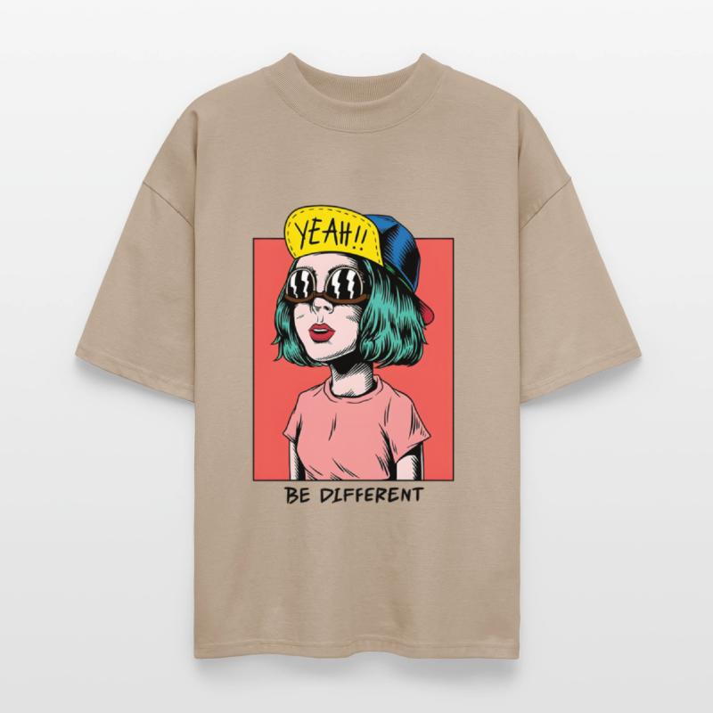 Be Different – Pop Art Rebel Girl Design