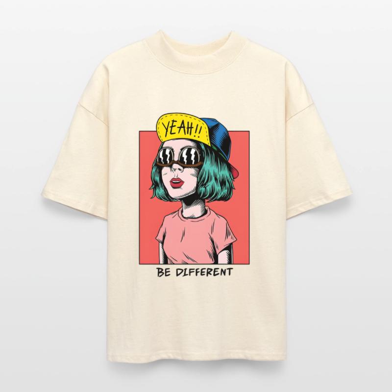Be Different – Pop Art Rebel Girl Design
