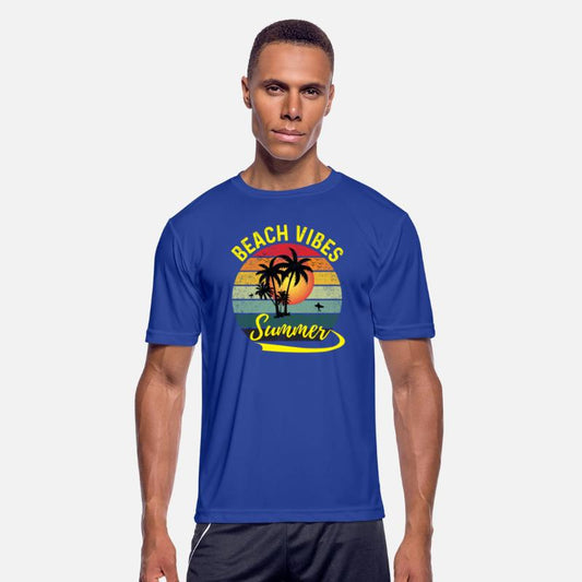 Beach Vibes Summer Typography T shirt