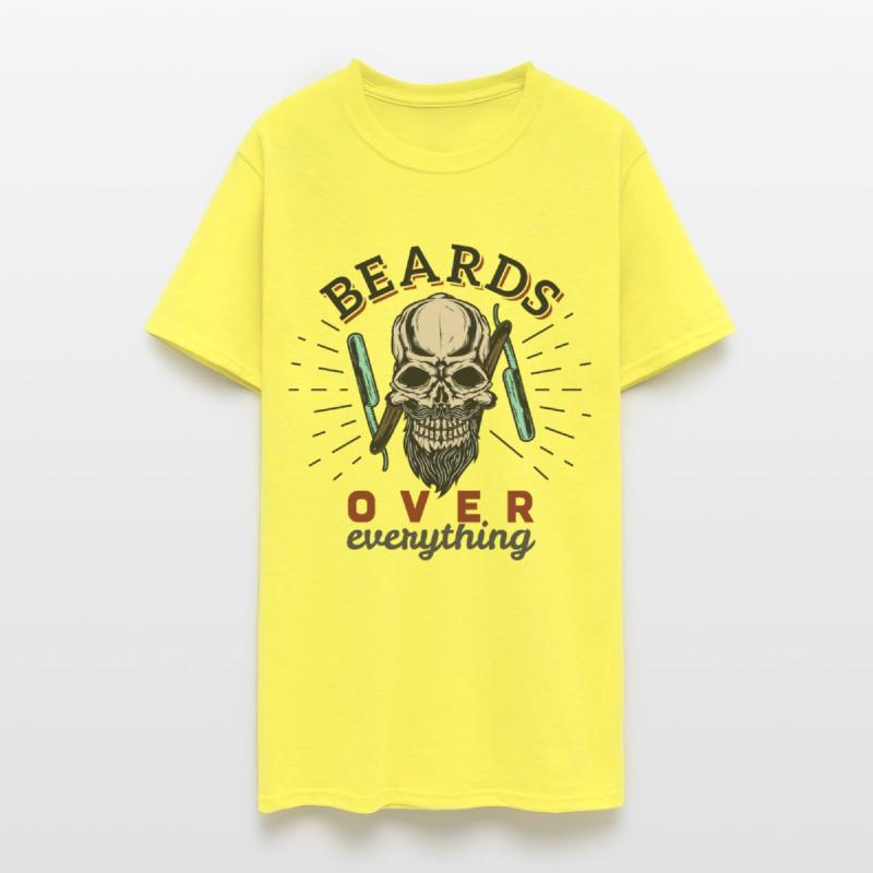 Beards Over Everything Skull Design