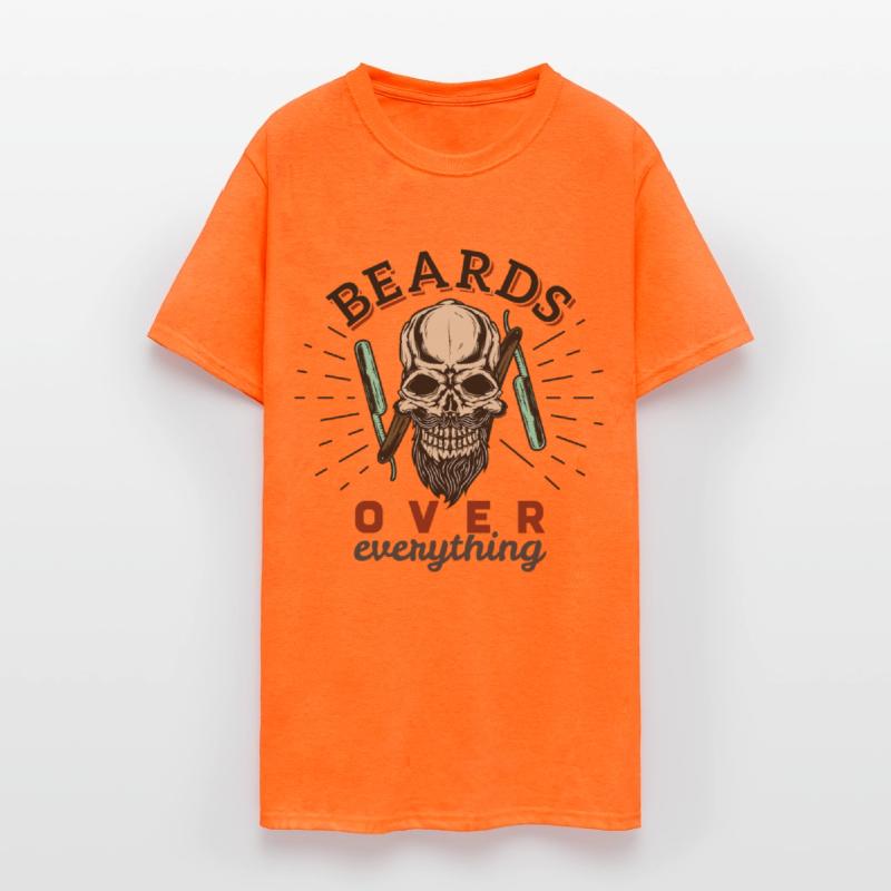 Beards Over Everything Skull Design