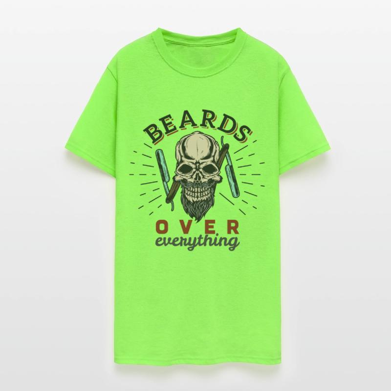 Beards Over Everything Skull Design