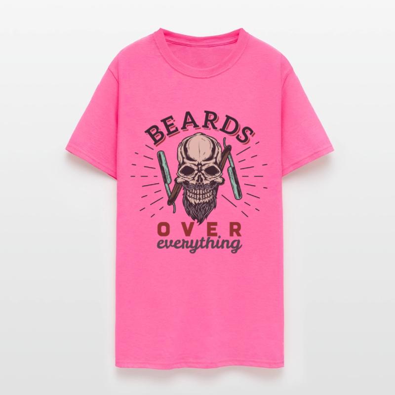 Beards Over Everything Skull Design