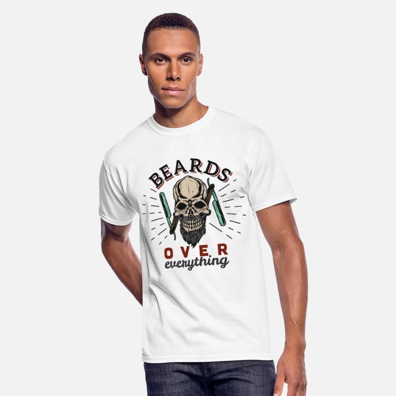 Beards Over Everything Skull Design