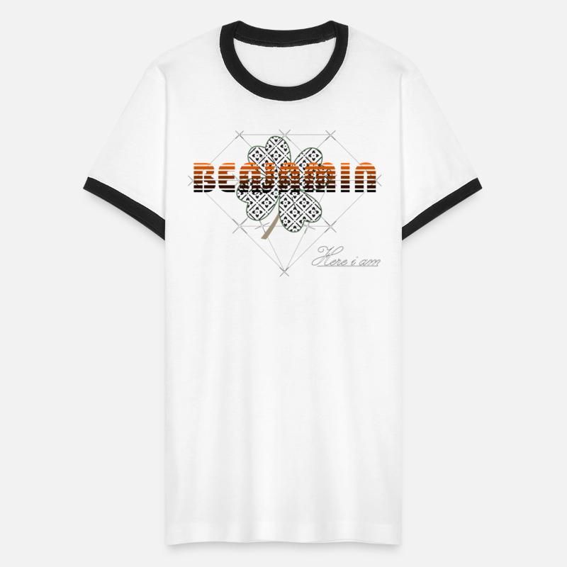 Benjamin black & orange Hebrew origin, son of luck