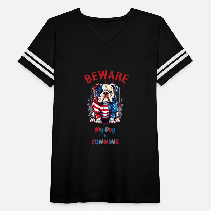 Beware My Dog Is Cumming,American BullDog