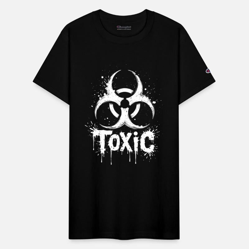Biohazard Symbol Toxic Grunge Style
