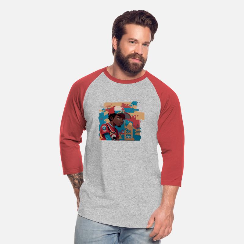 Black Kid in front of Graffiti Wall