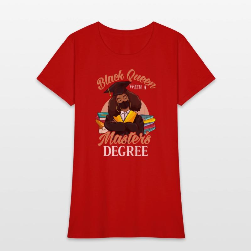 Black Queen With A Masters Degree Graduation