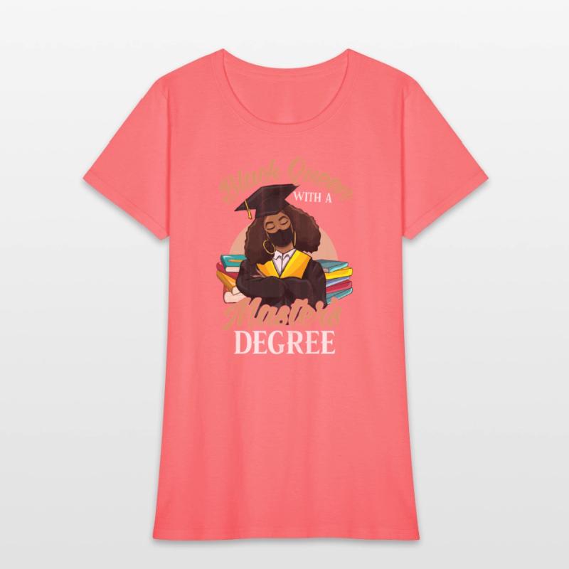 Black Queen With A Masters Degree Graduation