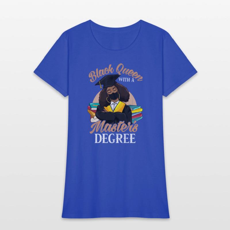Black Queen With A Masters Degree Graduation